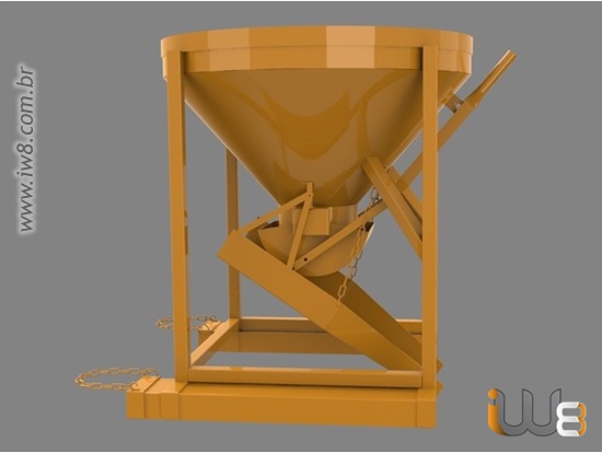 Balde 200L para Manipulador Telescópico