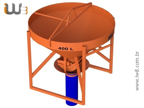 Balde 400L com Mangueira