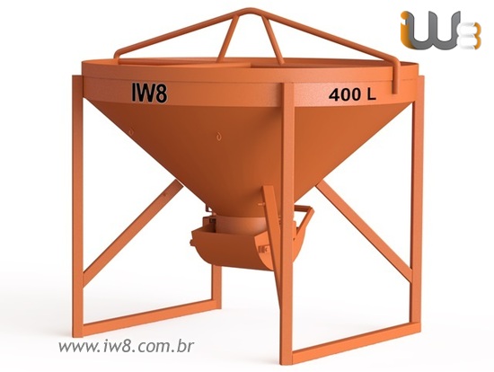 Balde Grua 400L para Concreto