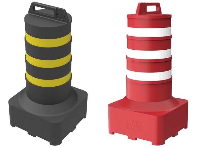 Balizador Cilíndrico Canalizador Tráfego