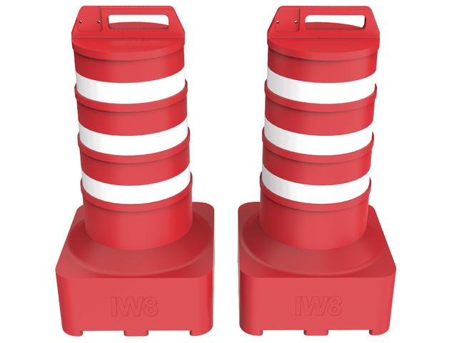 Balizador Cilíndrico Refletivo Canalizador