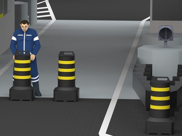 Balizador Móvel Refletivo Super Cone