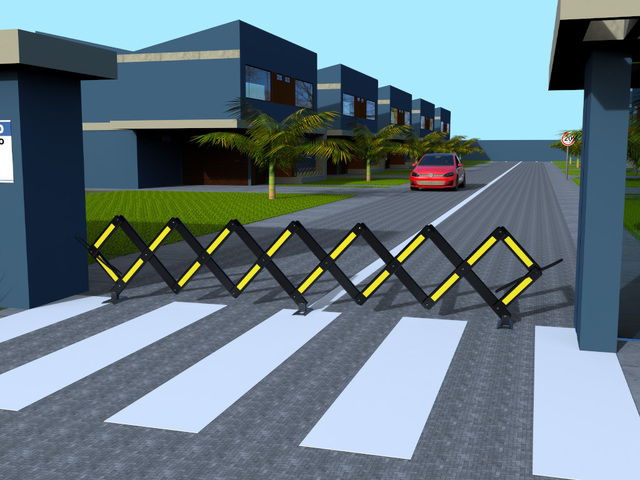 Barreira Isolamento Sanfonada para Isolamentos