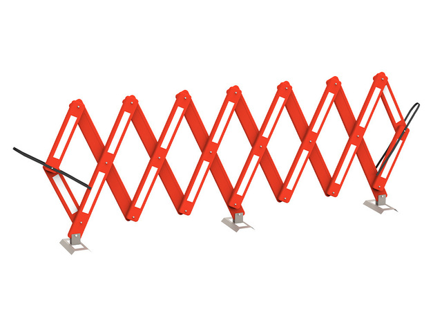 Barreira Modular Articulável Móvel Sanfonada