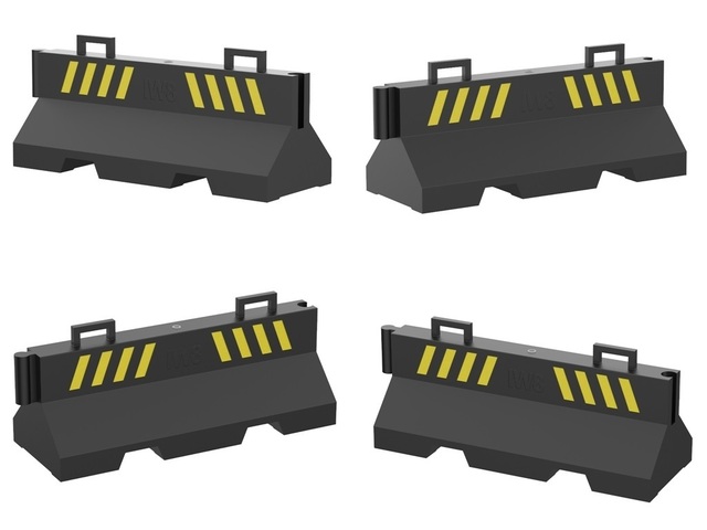 Barreira Modular New Jersey de Plástico