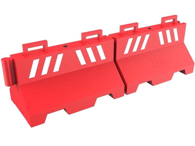 Barreira Plástica Monobloco para Canalização de Trânsito