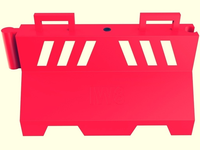 Barreira Sinalização Viária Plástico Trânsito Tráfego