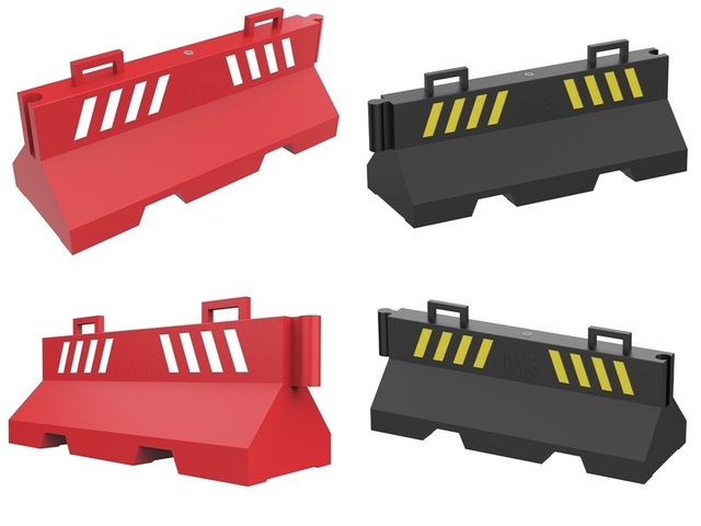 Barreiras Tipo New Jersey de Plástico