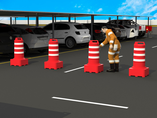 Barril Sinalizador Cilindro Barril