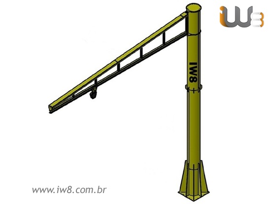 Braço Giratório com Talha Manual