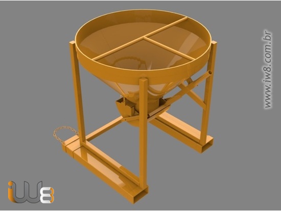 Caçamba 200 Litros Manipulador