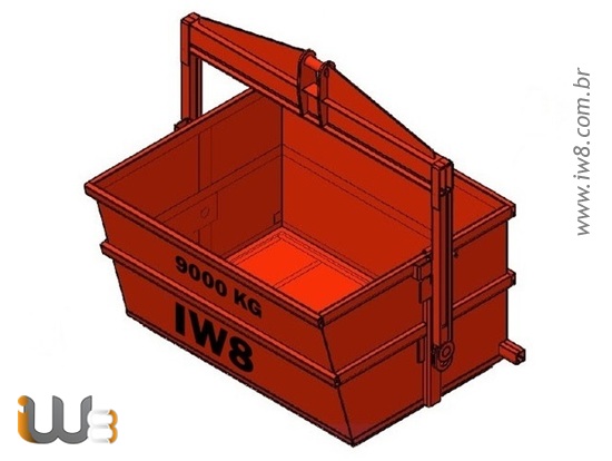 Caçamba para Grua 3m³