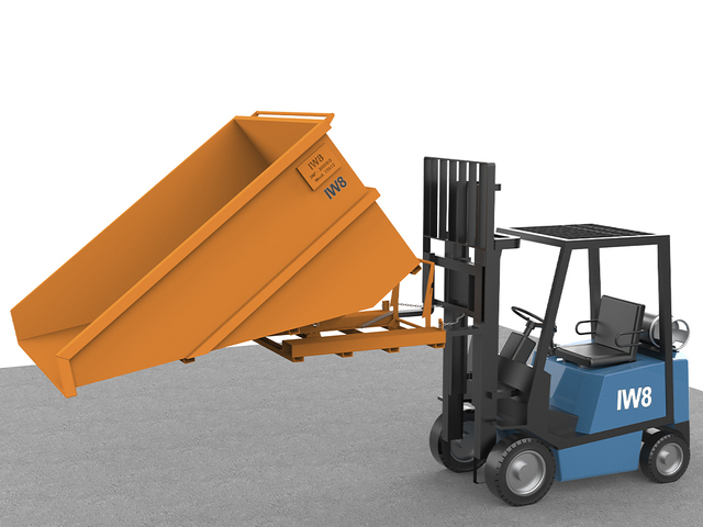 Caçamba para Transporte Cavaco Empilhadeira 3m 2ton