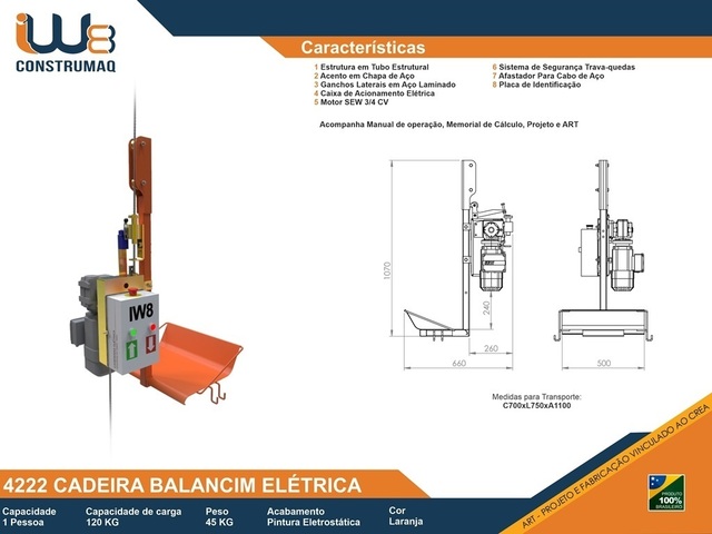 Cadeirinha Suspensa Nr 35