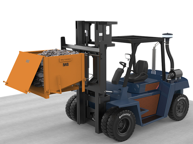 Foto do produto - Container de Sucata para Empilhadeiras