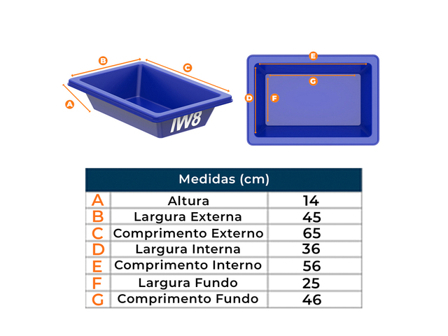 Caixa de Plástico 20L