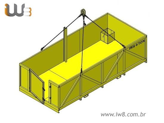 Caixa Metálica de Içamento 5000kg