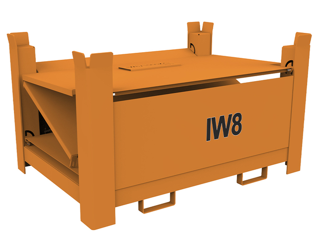 Foto do produto - Caixa Metálica Industrial Dobrável 2.000kg
