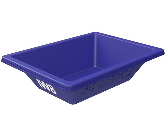 Caixa Plástica Multiuso Retangular Reforçada 30L