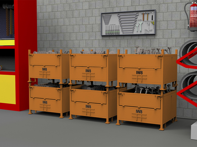 Caixas de Armazenamento Industrial Grandes