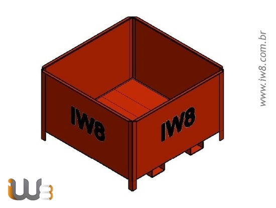 Caixas Metálicas para Empilhadeira