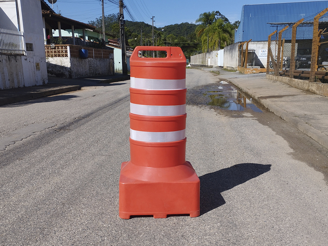 Canalizador Cilindro Barril Tráfego