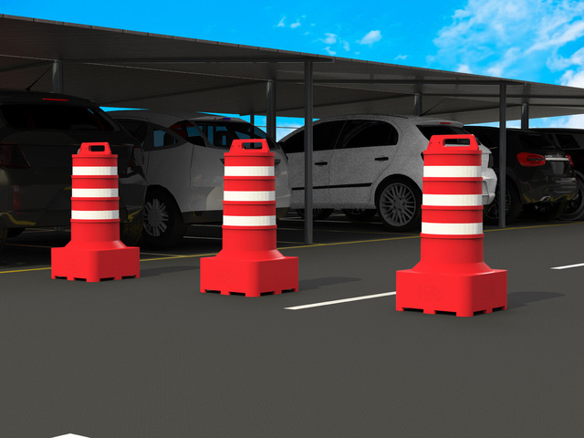 Canalizador Viário Cilindro Tráfego