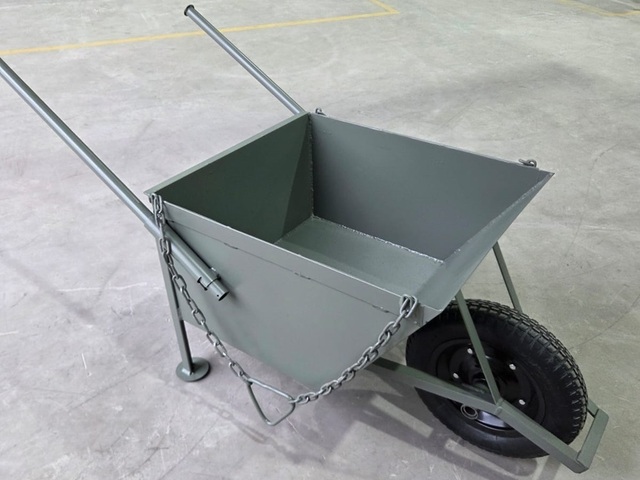 Carrinho de Mão Reforçado para Construção 75L 150kg Alça Içamento Concreto