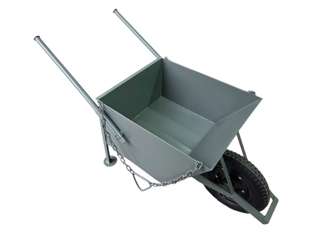 Carrinho de Obra Reforçado 75L 150kg Alça Içamento Concreto