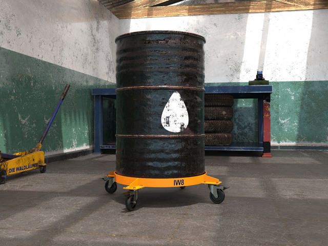 Carrinho para Tambor Tartarua Tambor 200L