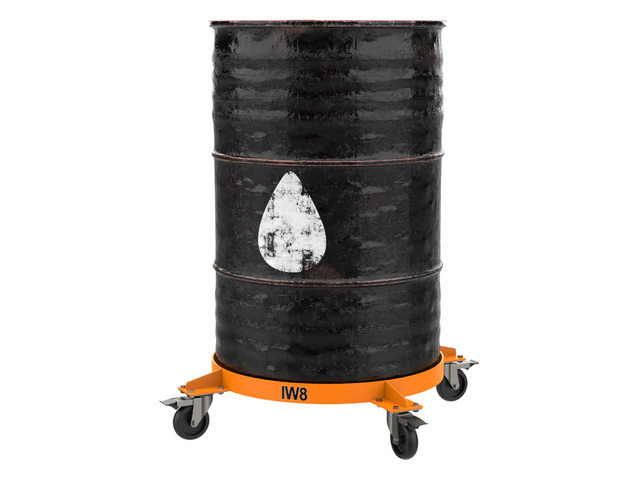 Carrinho Tartaruga com Puxador Tambor de 200L
