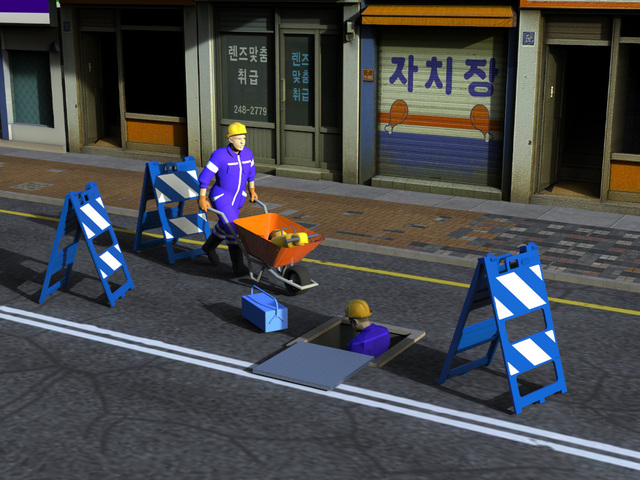 Cavalete de Sinalização de Obras Sinalizador