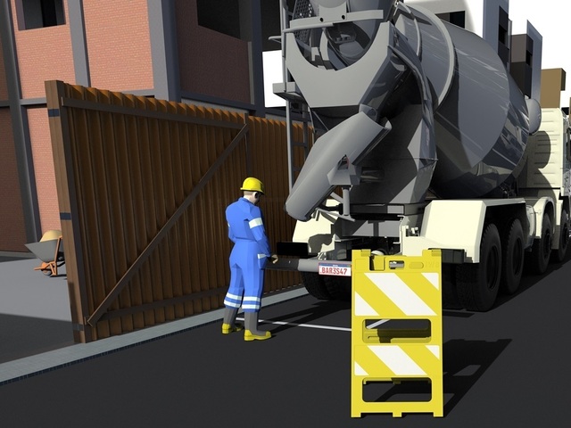 Cavalete de Sinalização Homens Trabalhando Cet