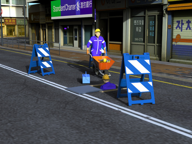 Cavalete de Sinalização Sinalizador Dupla Face