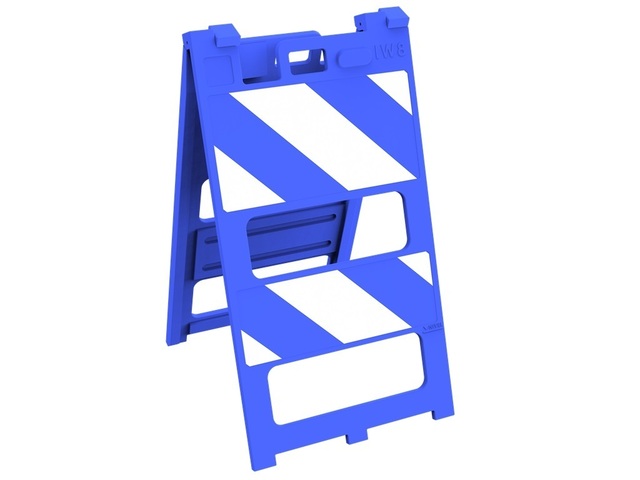 Cavalete Dobrável Dupla Face Refletivo Vazado