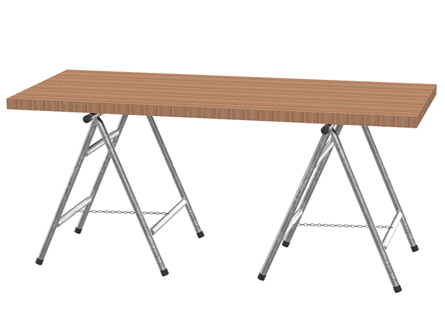 Cavalete Dobrável para Mesa Galvanizado