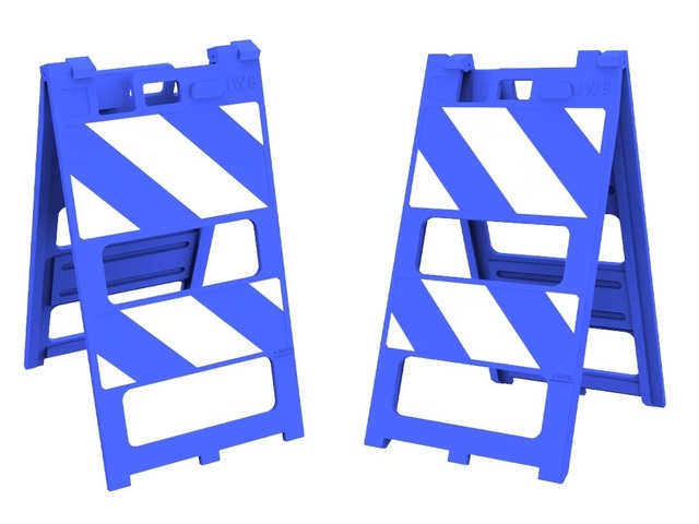 Cavalete em Polietileno Sinalizador Dupla Face