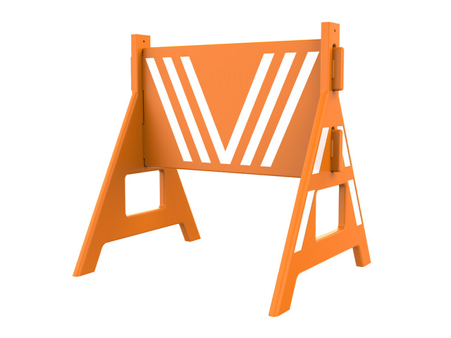 Cavalete Laranja Desmontável para Sinalização