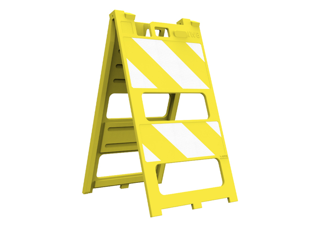 Foto do produto - Cavalete de Plástico Dobrável para Sinalização