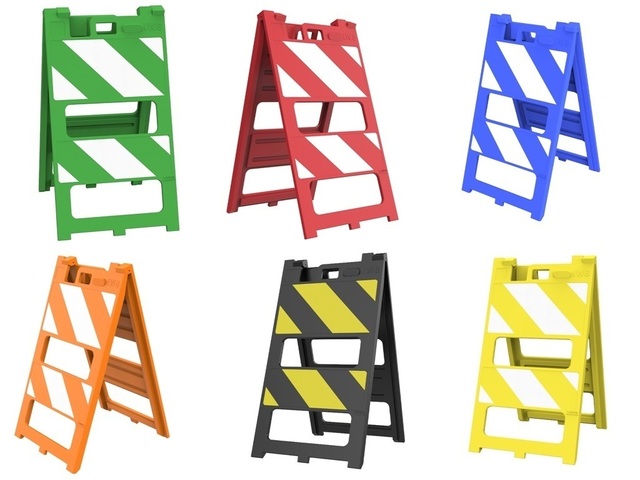 Cavalete para Sinalização de Trânsito com Parede Dupla