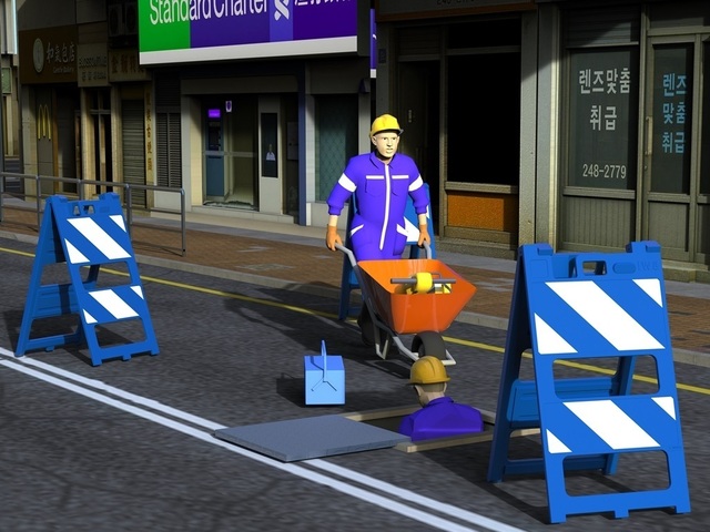 Cavalete para Sinalização de Trânsito Sinalizador