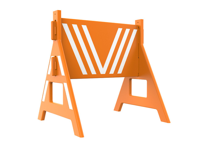 Cavalete para Trânsito Desmontável Plástico