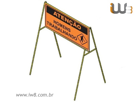 Foto do produto - Cavalete de Trânsito para Sinalização de Obras