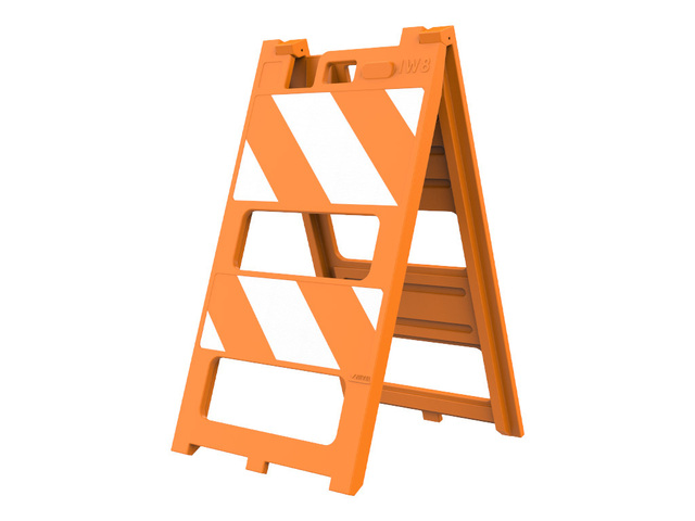 Cavalete Plástico Dobrável Laranja
