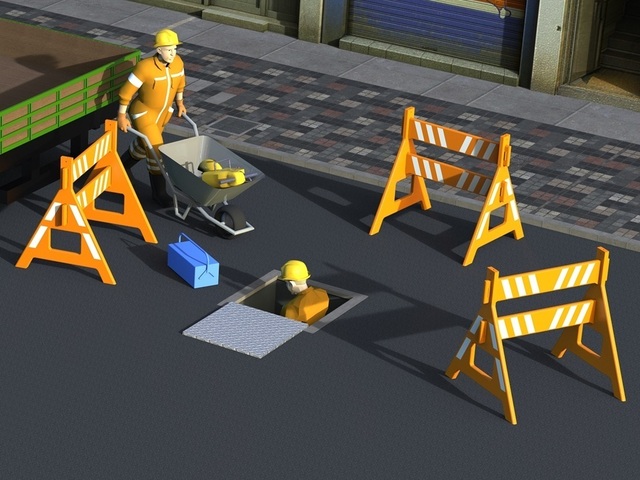 Cavalete Polietileno Zebrado Faixa Refletiva