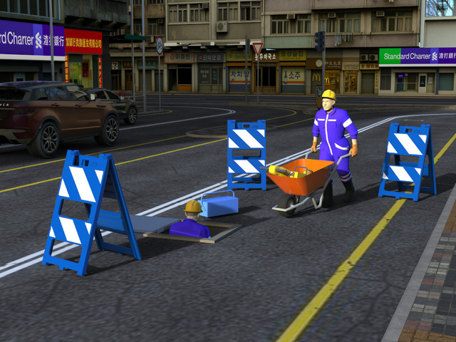 Cavalete Refletivo Plástico Sinalizador Zebrado