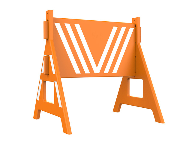 Cavalete Sinalização de Obra Desmontável Rua