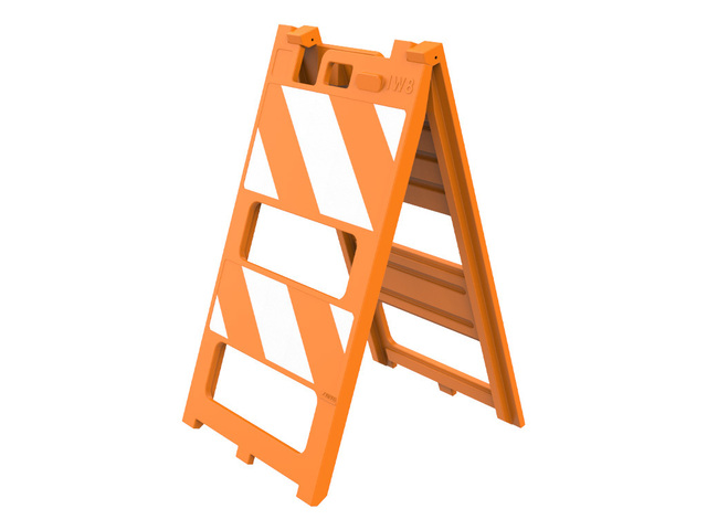 Cavalete Sinalização Laranja Plástico Pvc