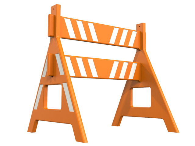 Foto do produto - Cavalete para Sinalização de Trânsito Desmontável