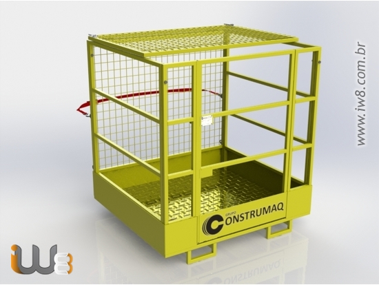 Cesto Suspenso para Trabalho em Altura